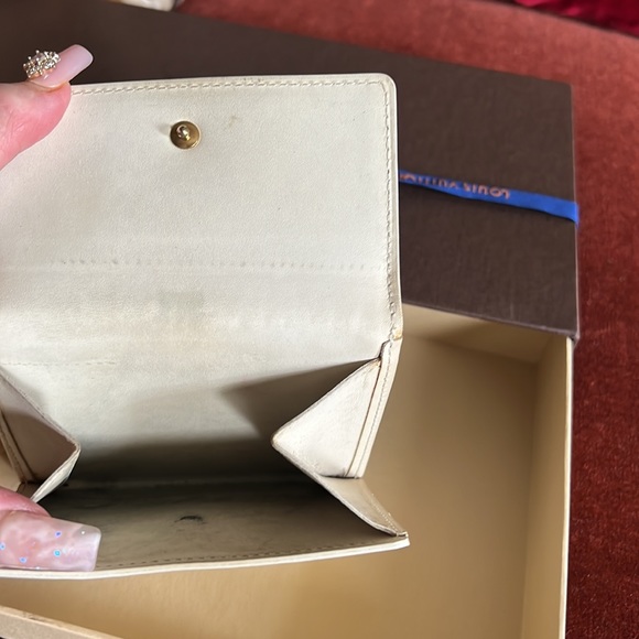 Authentic Louis Vuitton set of wallets monogram beiges vernis - Picture 5 of 16